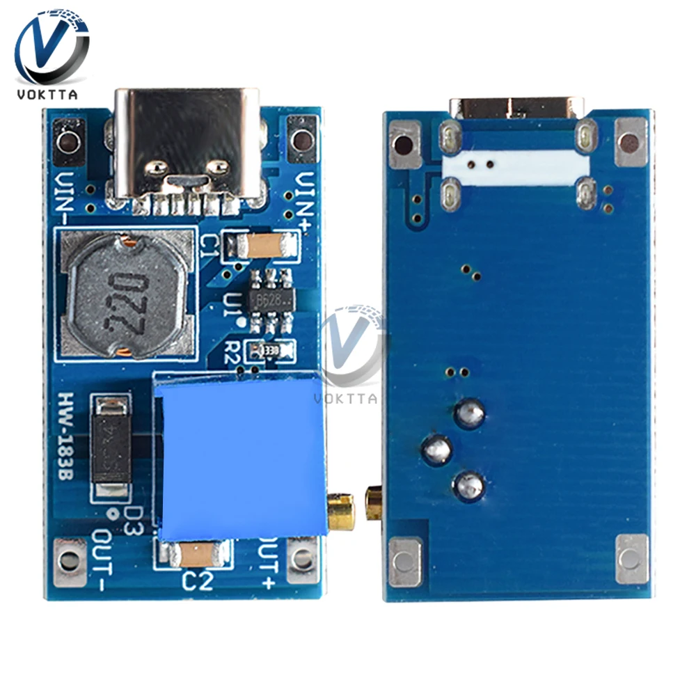 Dc-Dc Mt3608 Boost Converter Max 2A Step Up Micro Usb Regolatore Di Tensione Scheda 2V-24V A 5V 9V 12V 28V Modulo Di Alimentazione