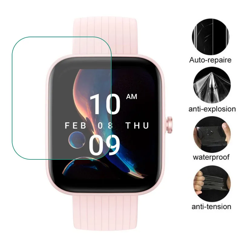 

5pcs Soft TPU Clear Protective Film Cover For Amazfit Bip 3/3pro/S/Lite/U/Pro Smart Watch LCD Screen Protector Bip3 Accessories
