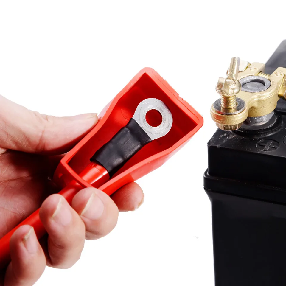 2 Paia Copri Terminali Batteria Auto - Isolanti Per Poli Positivi E Negativi | Protezione Da Polvere E Cortocircuiti - Foto 10