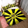 3D Print Fashion Al-Ittihad Club Jeddah Club Bedding Set Boys Girls Twin Queen Size Duvet Cover Pillowcase Bed Kids Adult 5