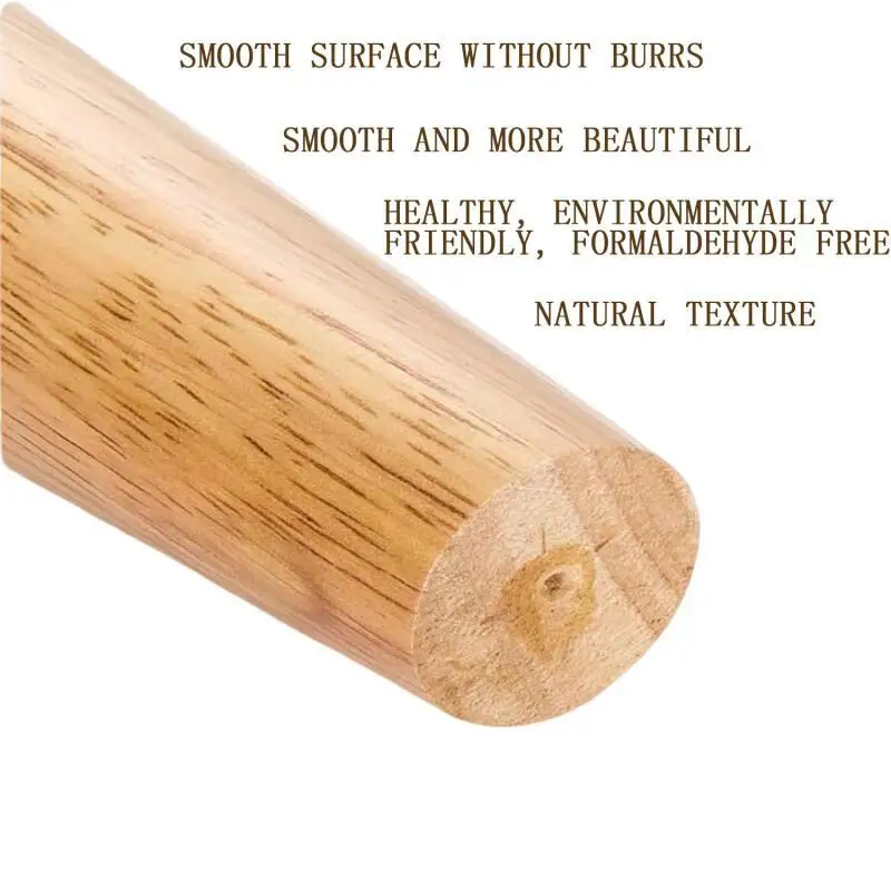 Set of 4 Premium Wooden Furniture Legs - Elegant Oblique & Straight Design with Non-Slip Durability for Chairs, Tables, Sofas & Cabinets