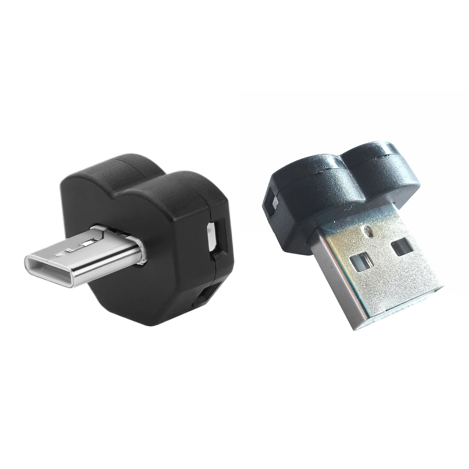 자동 조도 감지 RGB 주변 조명 밝기 조절 가능 USB A 타입 C 전원 공급 차량용 컴퓨터 및 보조 배터리 다양한 기기용