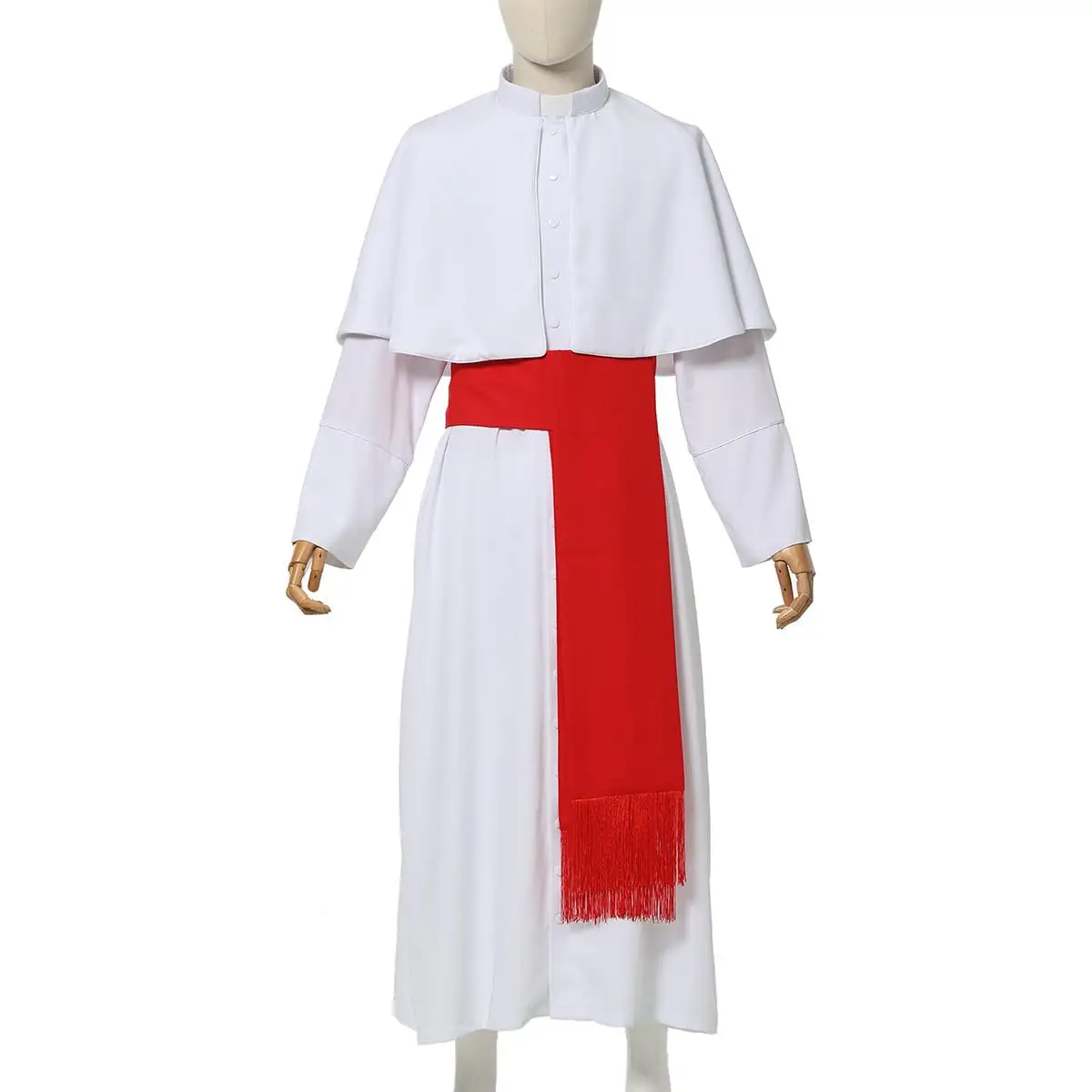 Priest Prayer Clothing Choir Women's Streamers Belt Muslim Robe European and American Medieval - Image 2