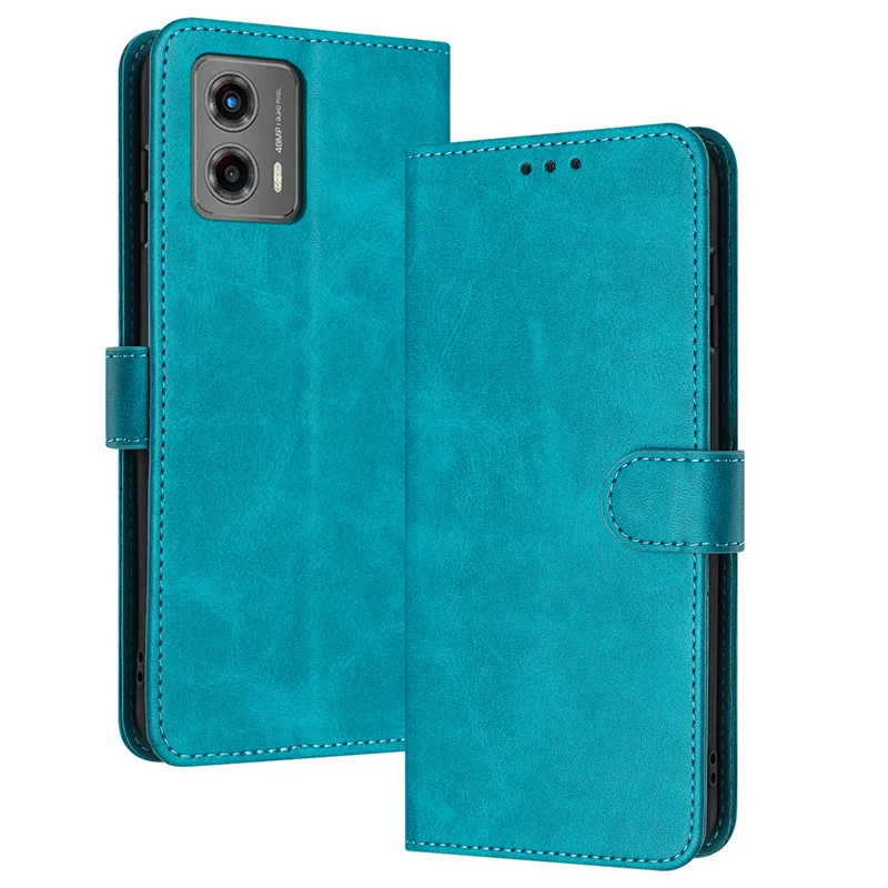 Leather Flip Case with Magnetic Wallet and Stand Function