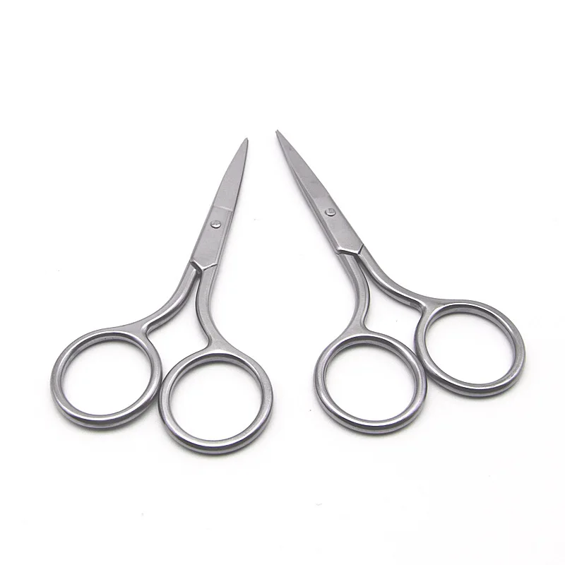 Stainless steel beauty embroidery scissors Brow scissors Pointed scissors  beauty tools eyebrow trimmer Makeup tools