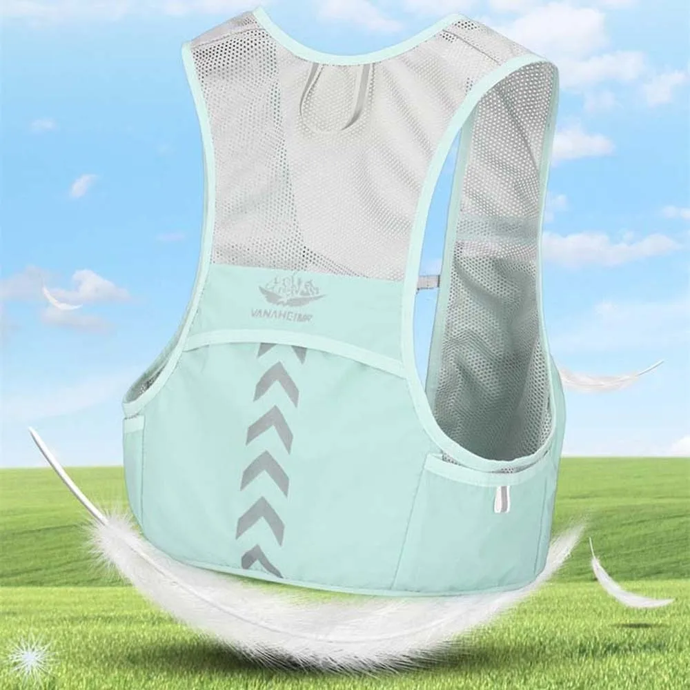 Reflective vest bag 5 colour options black green grey purple orange
