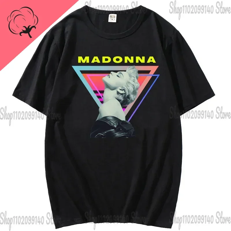 Madonna Cool Idol Vintage Retro T Shirt men white tshirt summer