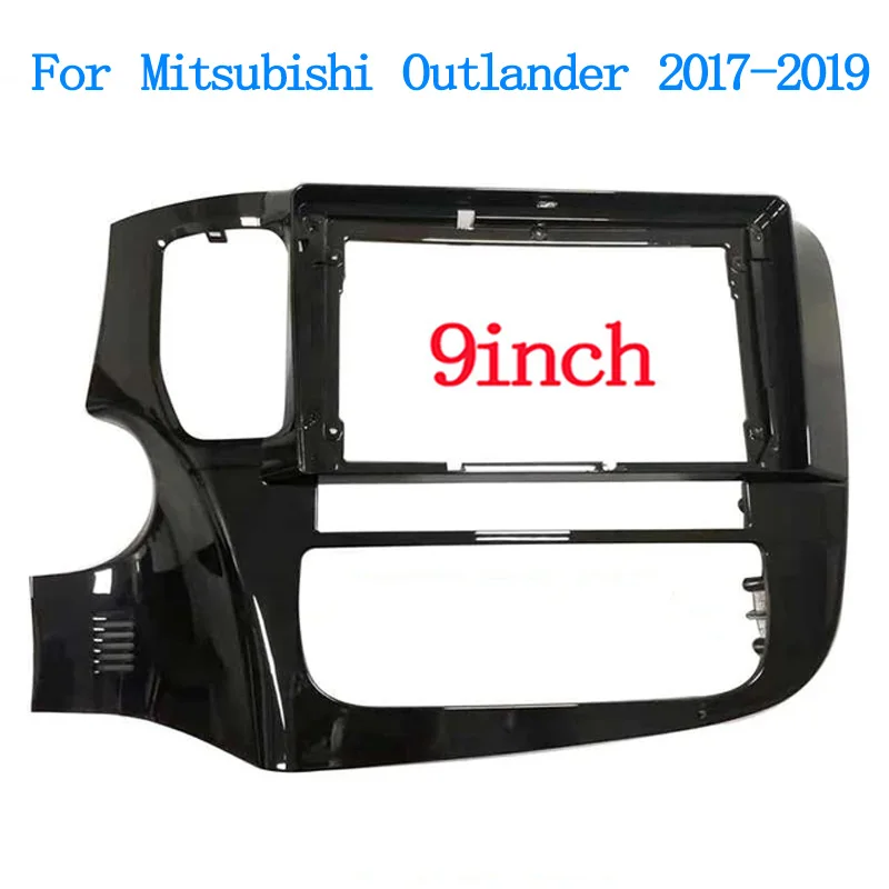 

9 дюймов 2 din автомобильный dvd gps облицовка рамка для Mitsubishi Outlander 2013-2019 Android радио большой экран набор Dask рамка