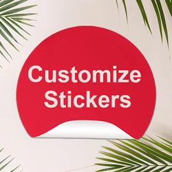 100 PCS Custom Stickers Logo Packaging Labels Personalized Name Party Wedding Birthday Design Your Own
