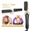 Professional Electric Ceramic Ionic Hair Straighten Straightener Brush Hot Comb Pressing Electric Hot Comb Hair Straightener 4