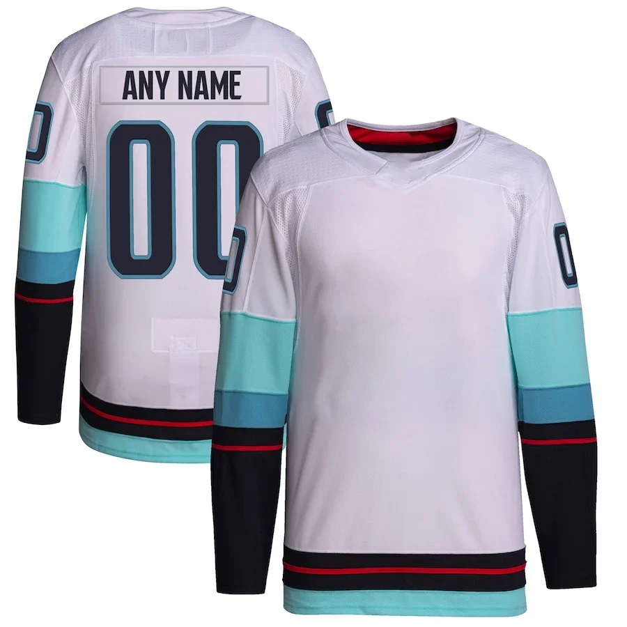 

Customized Hockey Jersey American Seattle Ice Hockey Jersey Personalized Your Name Any Number Sport Sweater All Stitched S-5XL