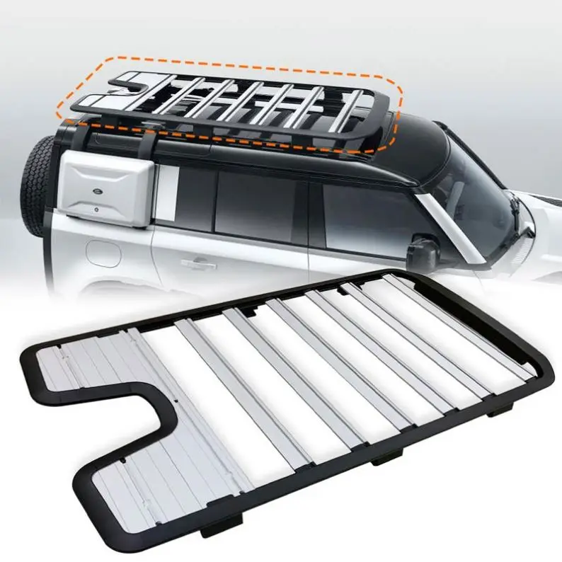 

High quality aluminum Roof rack basket for 2020 Land Rover Defender 110 90