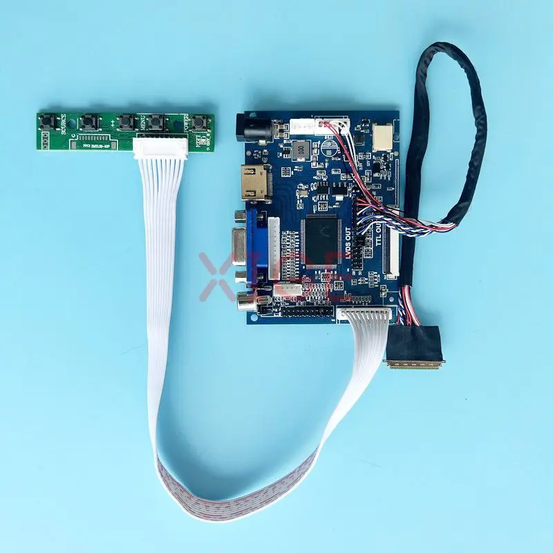 

Плата контроллера драйвера подходит для B116XTN02.0 B116XTN04.0, ЖК-дисплей VGA 2AV, комплект сборки совместимый-HDMI 1366*768 LVDS 40 Pin 11,6"