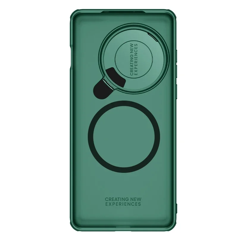 Nillkin Magnetic Case with Twill Micro-Transparent Design and Flip Lens Cover, MagSafe Compatible, Anti-Drop Protection