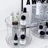 360° Rotatable Desktop Cosmetic Rack Bathroom Shelf Large-capacity Perfume Aromatherapy Skin Care Product Storage Rack Organizer 6