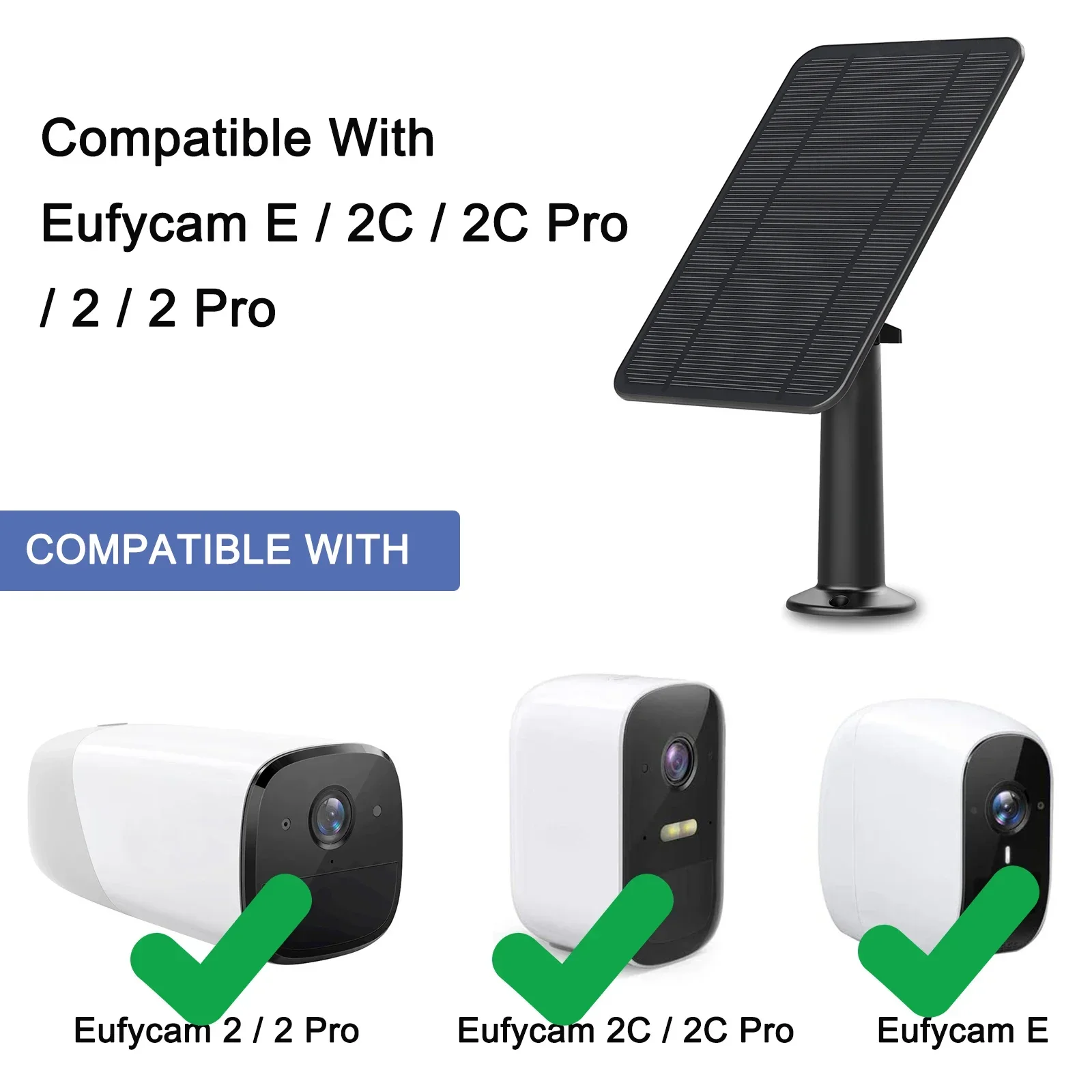 Anker Eufy Security SoloCam C210 (防犯カメラ) + Solar Panel (3W