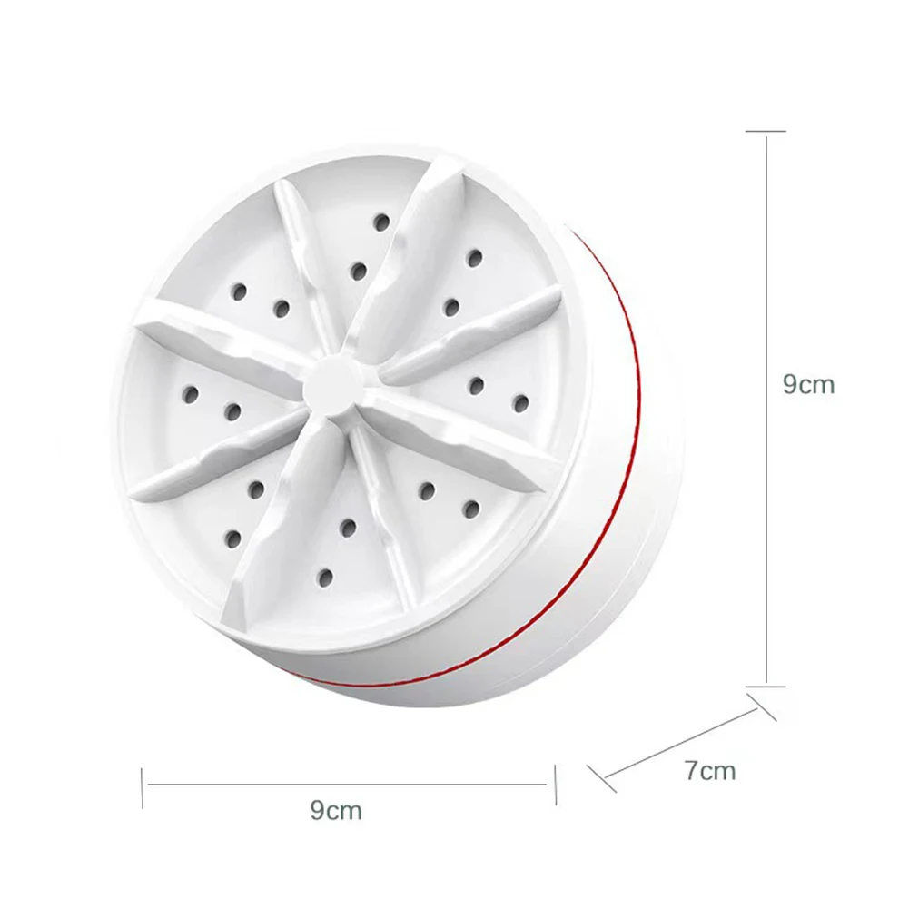 Portable Washing Machine Intelligent Timing Mini Washing Turbine Rotation Forward Reverse Wave Wheel for Intimate Clothes Socks