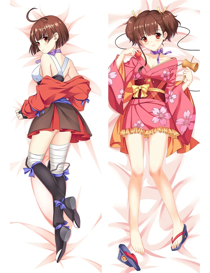 

Подушка Аниме Dakimakura Kabaneri Железной Крепости Mumei Ayame, подушка для обнимания тела Otaku Waifu, наволочка, украшение постельного белья