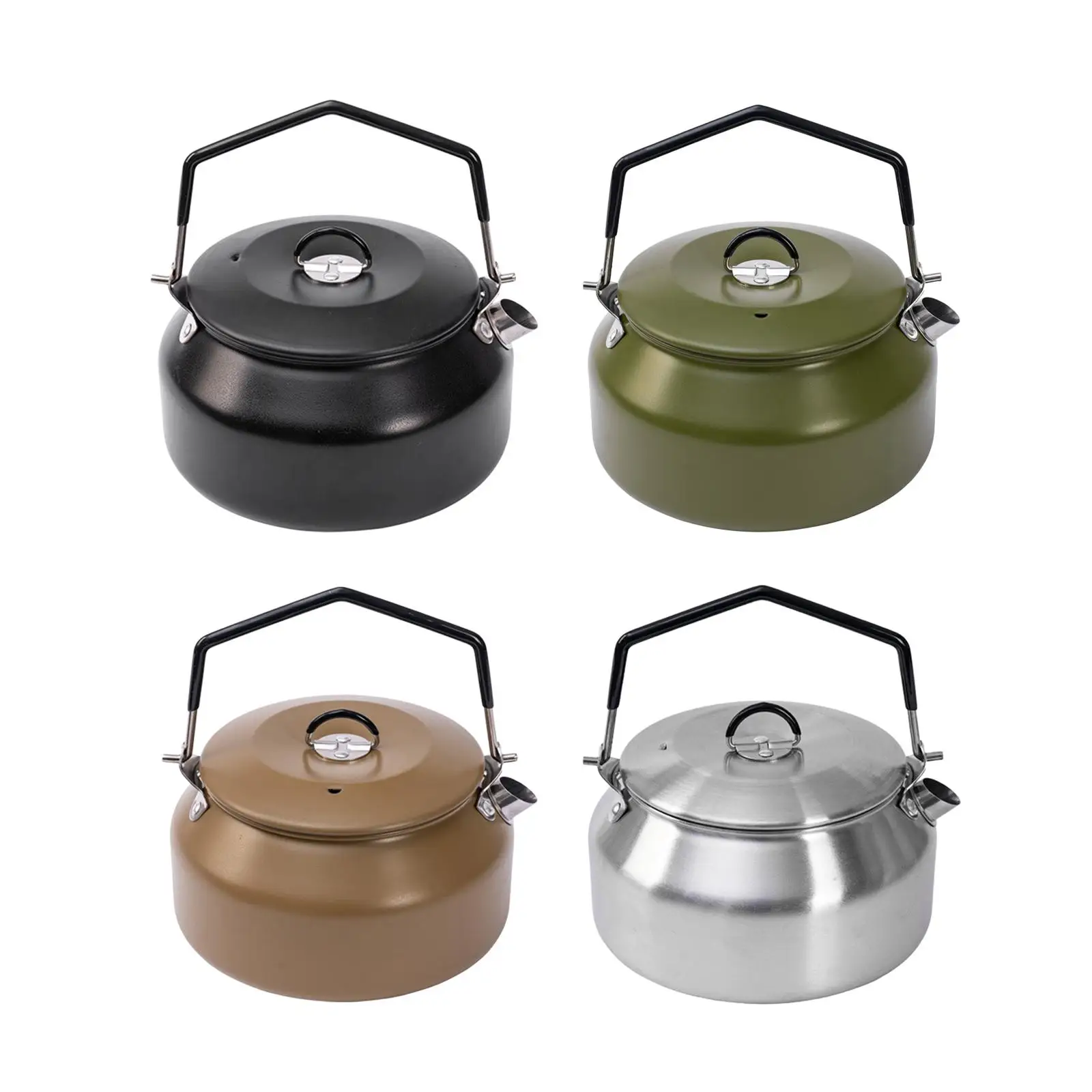 

Camping Water Kettle Teapot Coffee Pot Lightweight Teakettle Tea Pot for Hiking