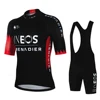 Ineos 2025 Men Short Sleeve Cycling Jersey Set Summer Bicicleta Clothing MTB Maillot Ropa Ciclismo Sportswear Blue Bicycle Suit 5