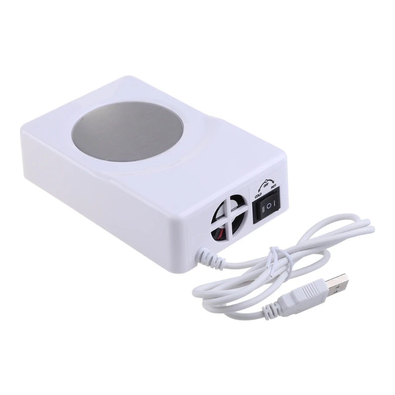 

Dual use Heating Cup Warmer Cooler Beverage Cooler & Warmer Heater Cup Mug Warmer for Home Office Durable Dropship