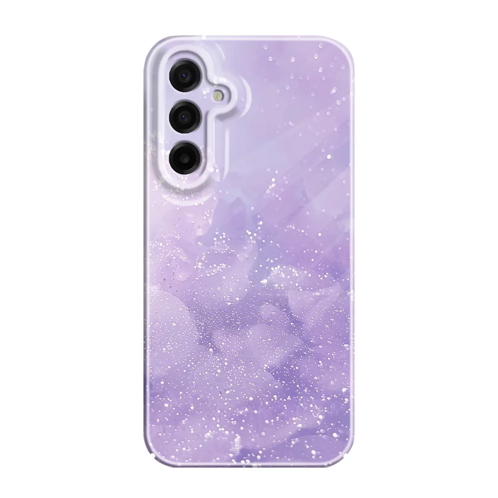 Purple Melody Star Hard Phone Case – Stylish Protective Cover