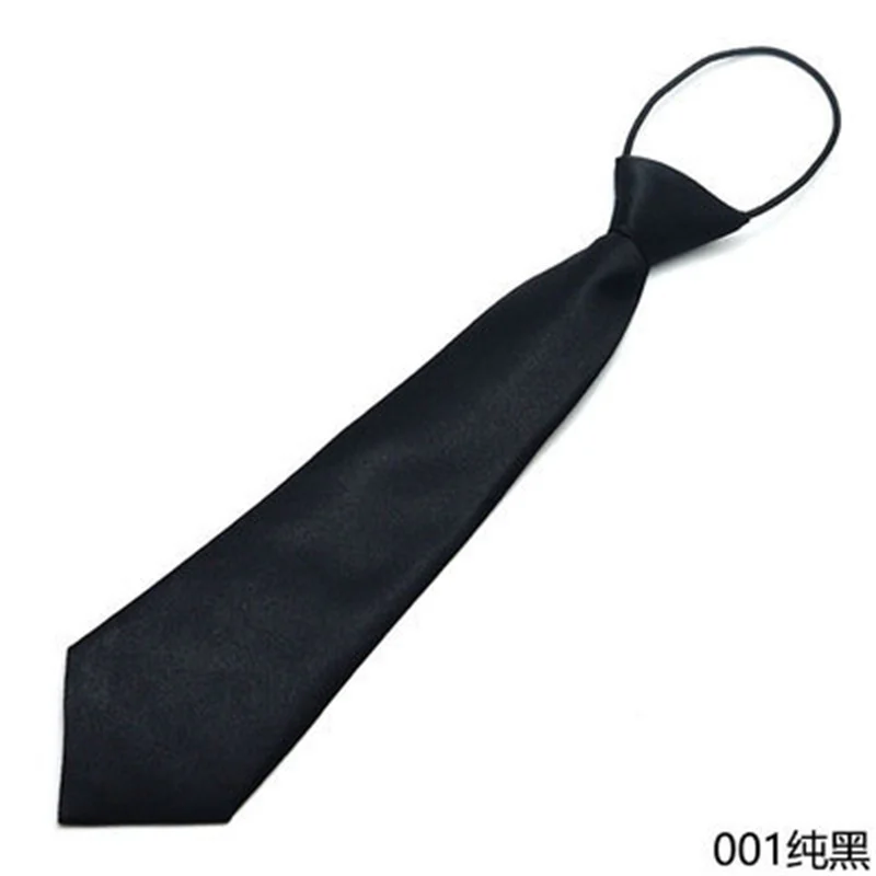 Fashion School Children Neck Tie Solid Color Easy To Wear For Girls Boys Kid Pre-tied Colorful Adjustable Skinny Necktie Gift