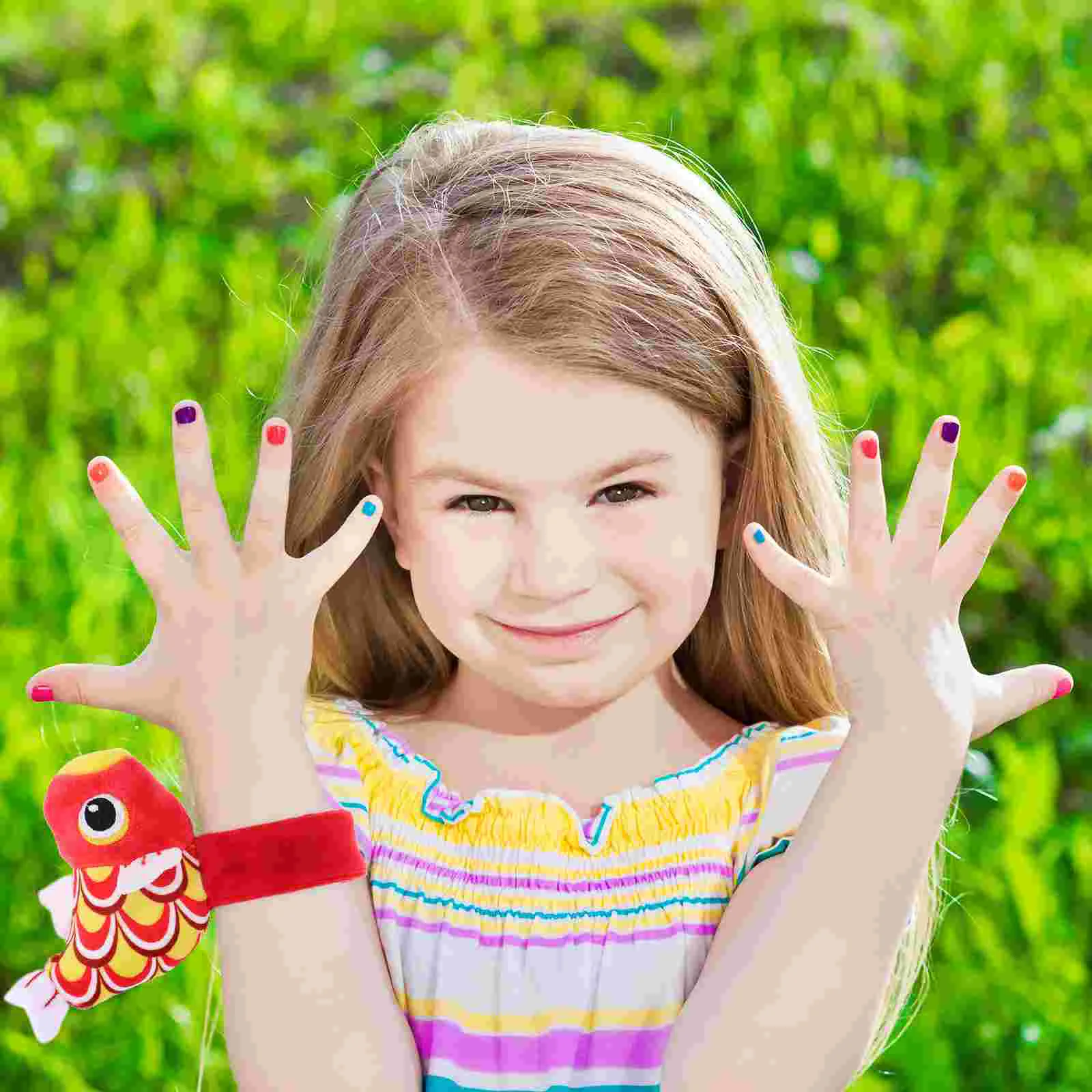 

Набивная игрушка с мультяшным карпом, набивная рыба, браслет, детское украшение на запястье