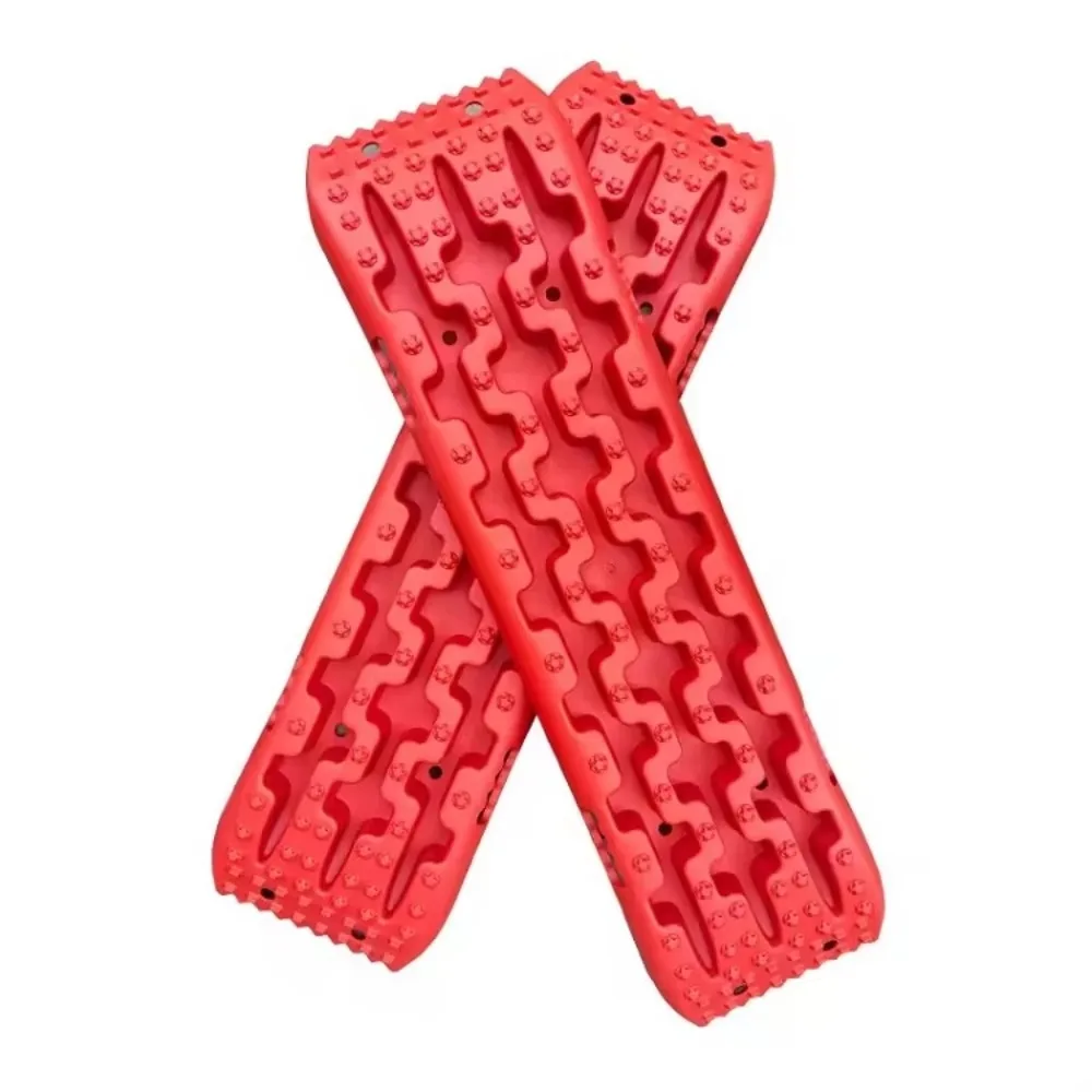 Super-Tough High Strength PP Car Off Road Accessories Traction Boards Rail Recovery Emergency Rescue Tool Snow SandMud 1/2Pcs
