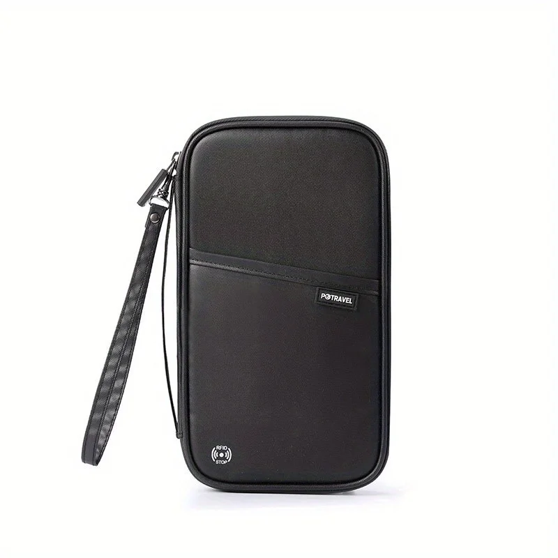RFID Blocking Multifunction Travel Document Organizer & Passport Wallet
