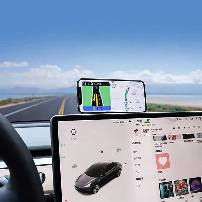 Magnetic Foldable Laptop Phone Holder - Slim Design