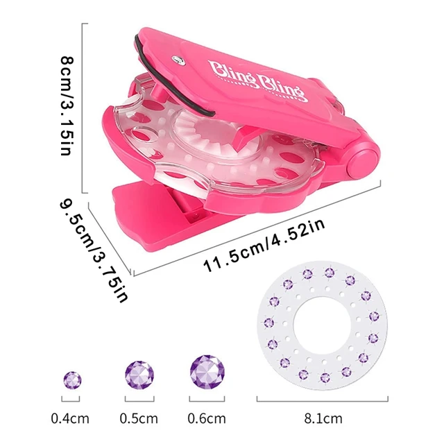 Bling-Bling DIY Gem Refill Kit Blinger Machine Hair Styling Haircut Making Kits Shiny Gem Decoration Girls Favorite Gift 6