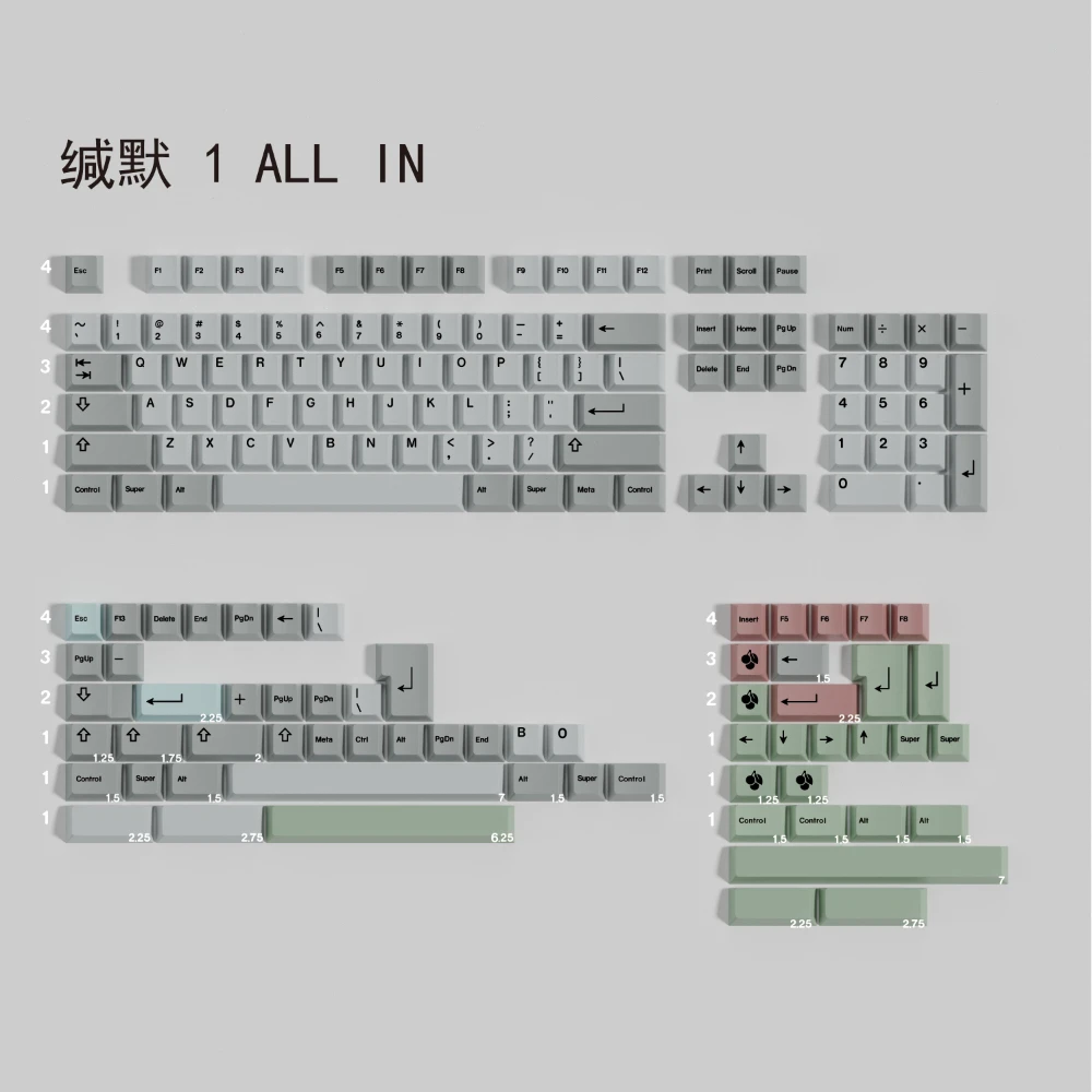 PBT 키캡 GMK 무음 키캡 체리 프로파일 염료 승화 키캡 MX 기계식 키보드용 2.25U 2.75U 앨리스 ANSI ISO 레이아웃