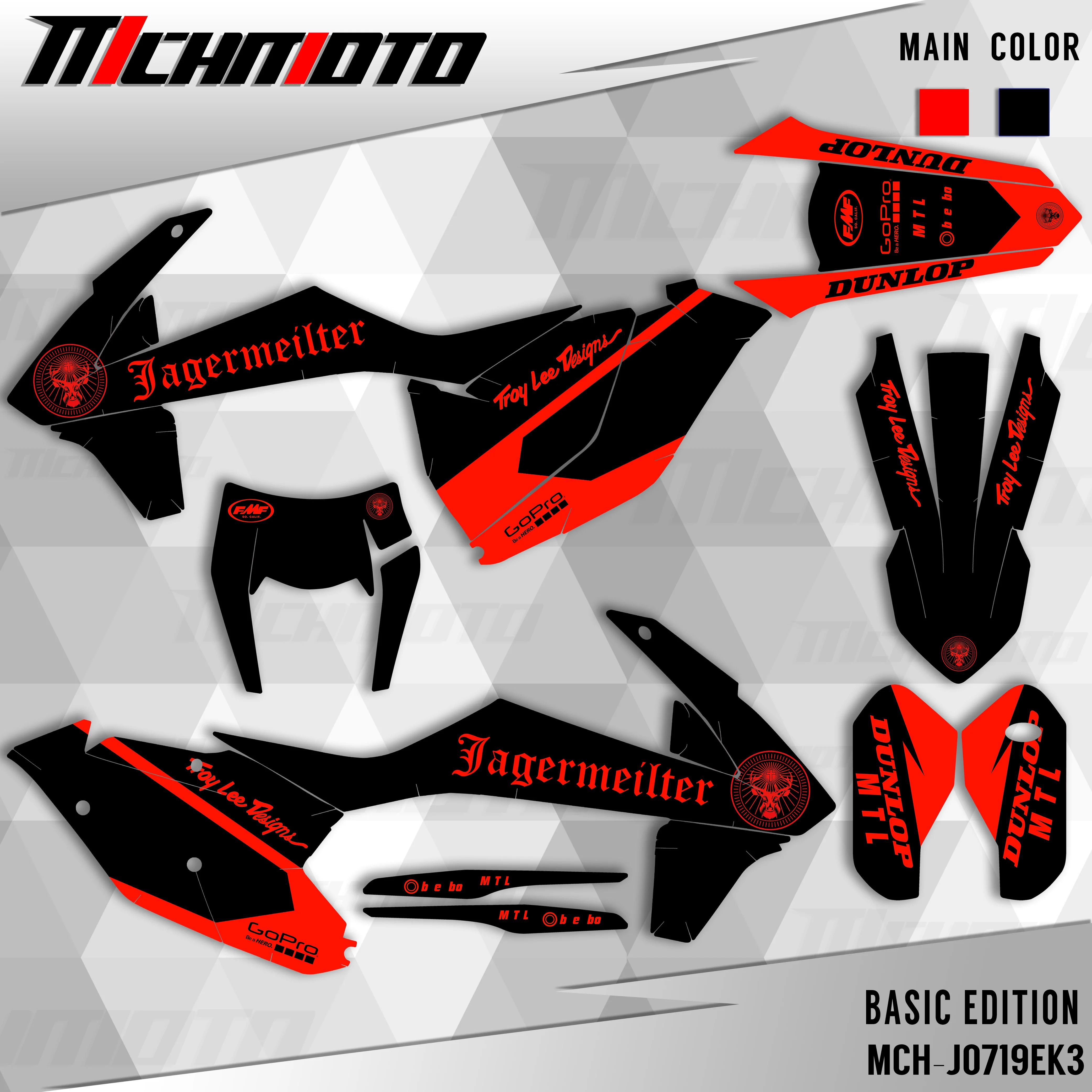 MCHMFG KTM EXC EXCF XCW 2017 2018 2019 ׷ Į ƼĿ,  001