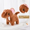 Cute Electric Plush Elephant Children's Simulation Walking Sound Effect Shaking Tail Electronic Pet Children's Plush Doll Gift 4