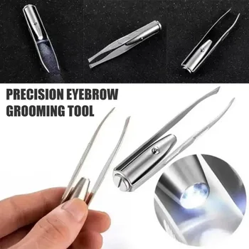 LED Light Eyebrow Tweezers 1