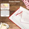 1PCS Kneading Dough Mat Silicone Baking Mat Pizza Cake Dough Maker Kitchen Cooking Grill Gadgets Bakeware 6