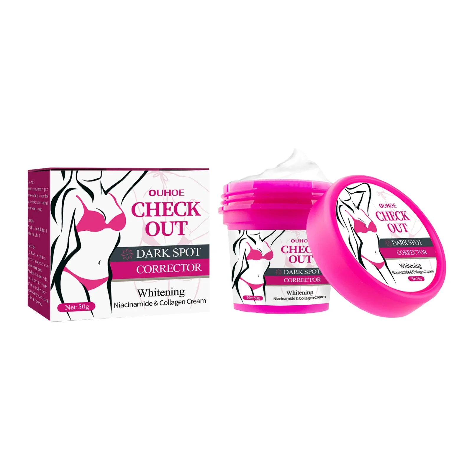 Body Whitening Cream Original Private Parts Underarm Intimate Area Dark Spot Corrector Knee Dullness Skin Brighten Bleach Cream_voghion.com