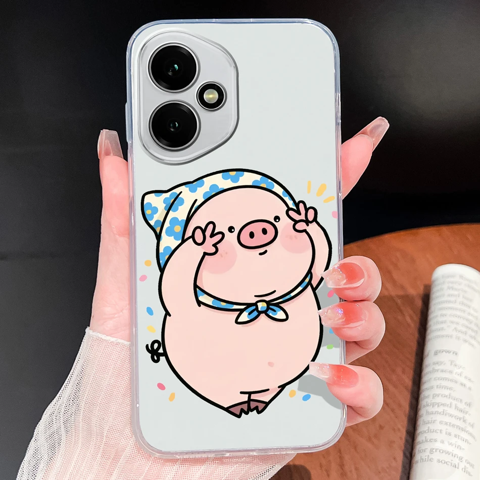 Cupid-Angel Soft Clear Silicone Anti-Drop Phone Case - Slim Protective Back Cover