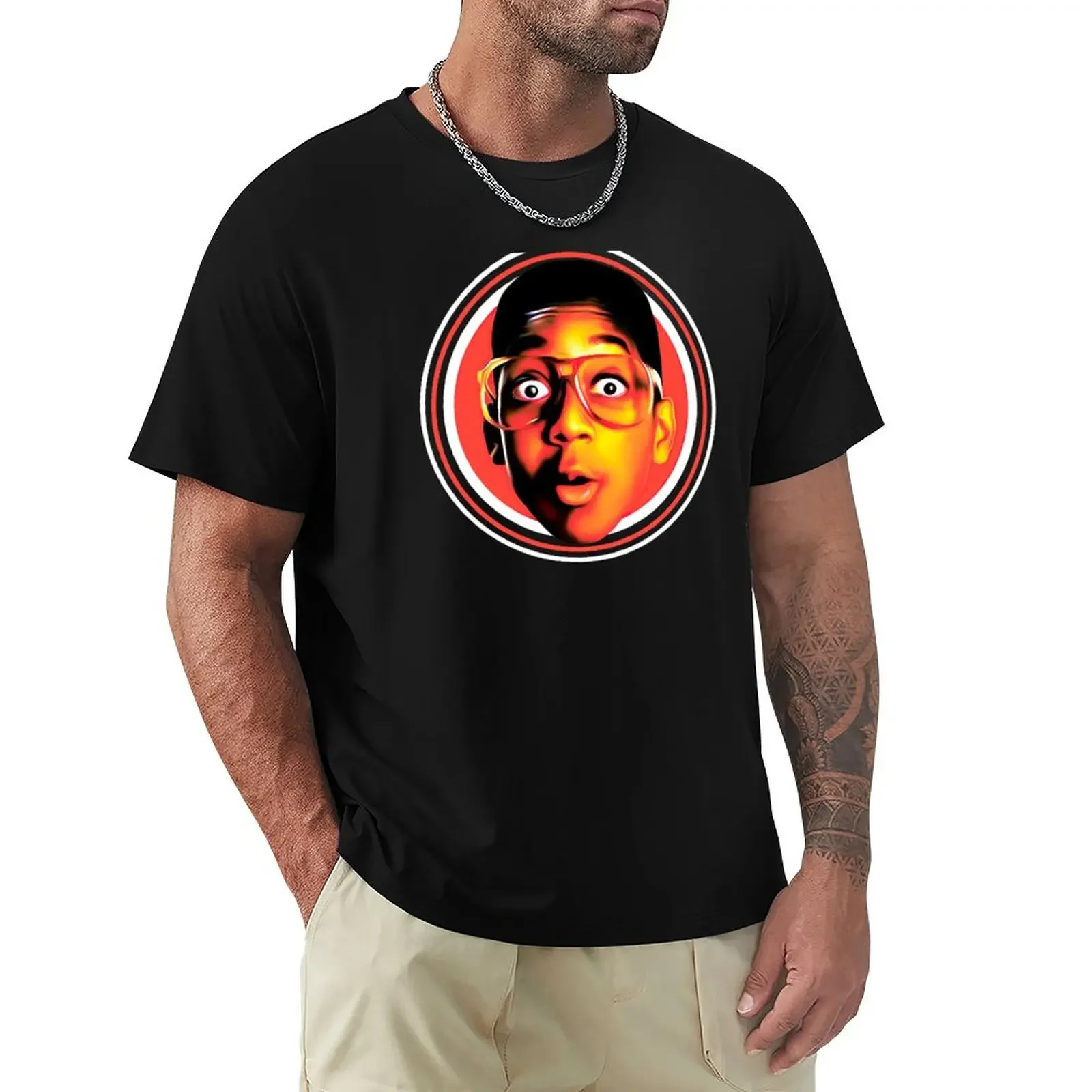 

Steve Urkel T-Shirt graphics boys animal print tops slim fit t shirts for men