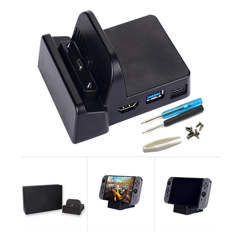 1 Set Base Fai Da Te Dock Stand Docking Station Per Laptop Fai Da Te Macchina Da Gioco Tv Docking Station Supporto Da Gioco Per Console Base Compatibi