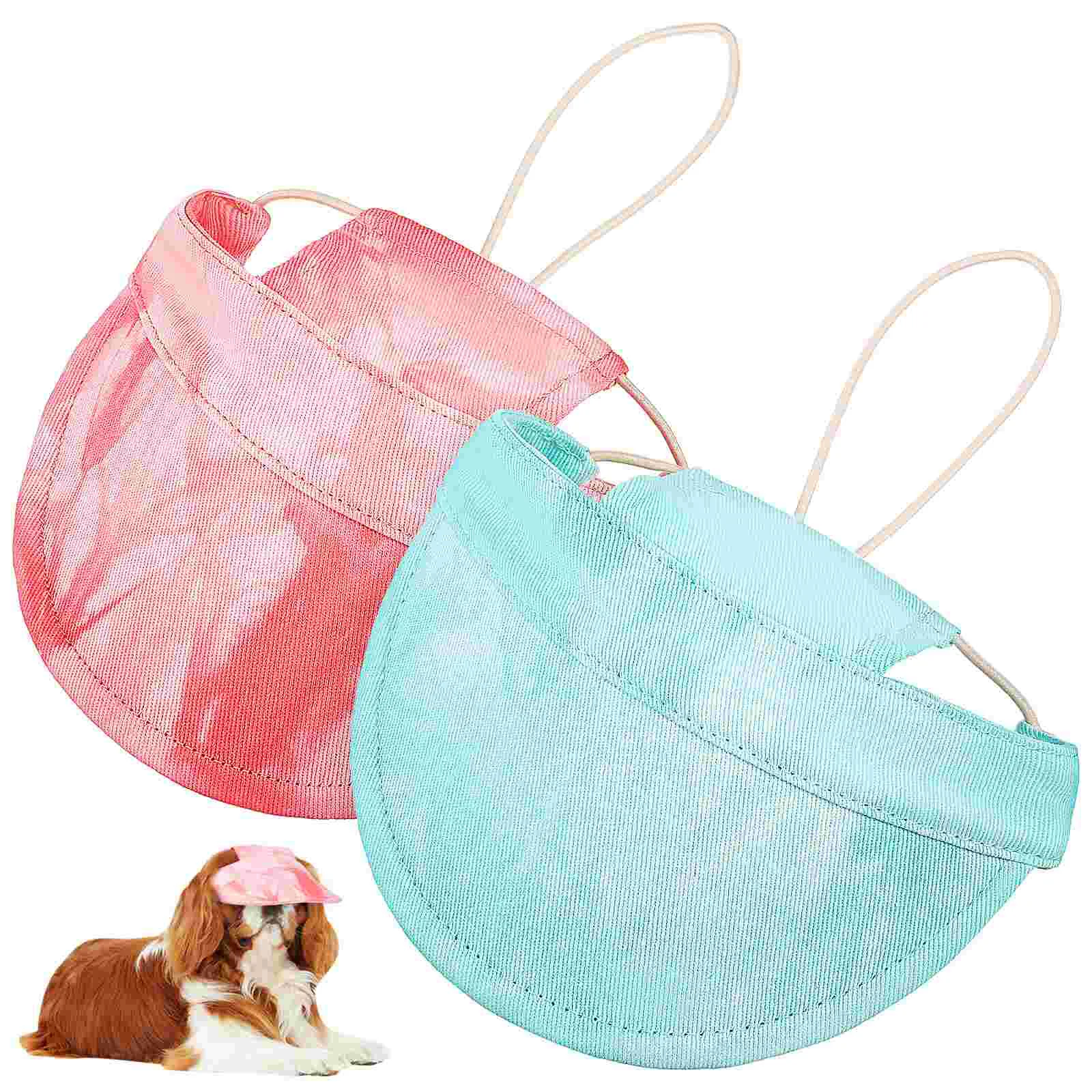 

Pet Baseball Hat Visor Adjustable Pat Dog Protection Summer Outdoor Hats