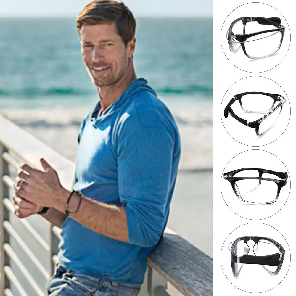 

Folding Radiation Protection Reading Eyeglasses Anti-blue Light Glasses Foldable Presbyopia Eyewear Computer Goggles