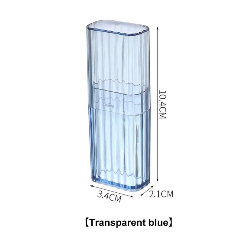 2022 Portable Transparent Storage Box Travel Toothpick Cotton Swab Organizer Small Object Band-aid Classification Finishing Box 