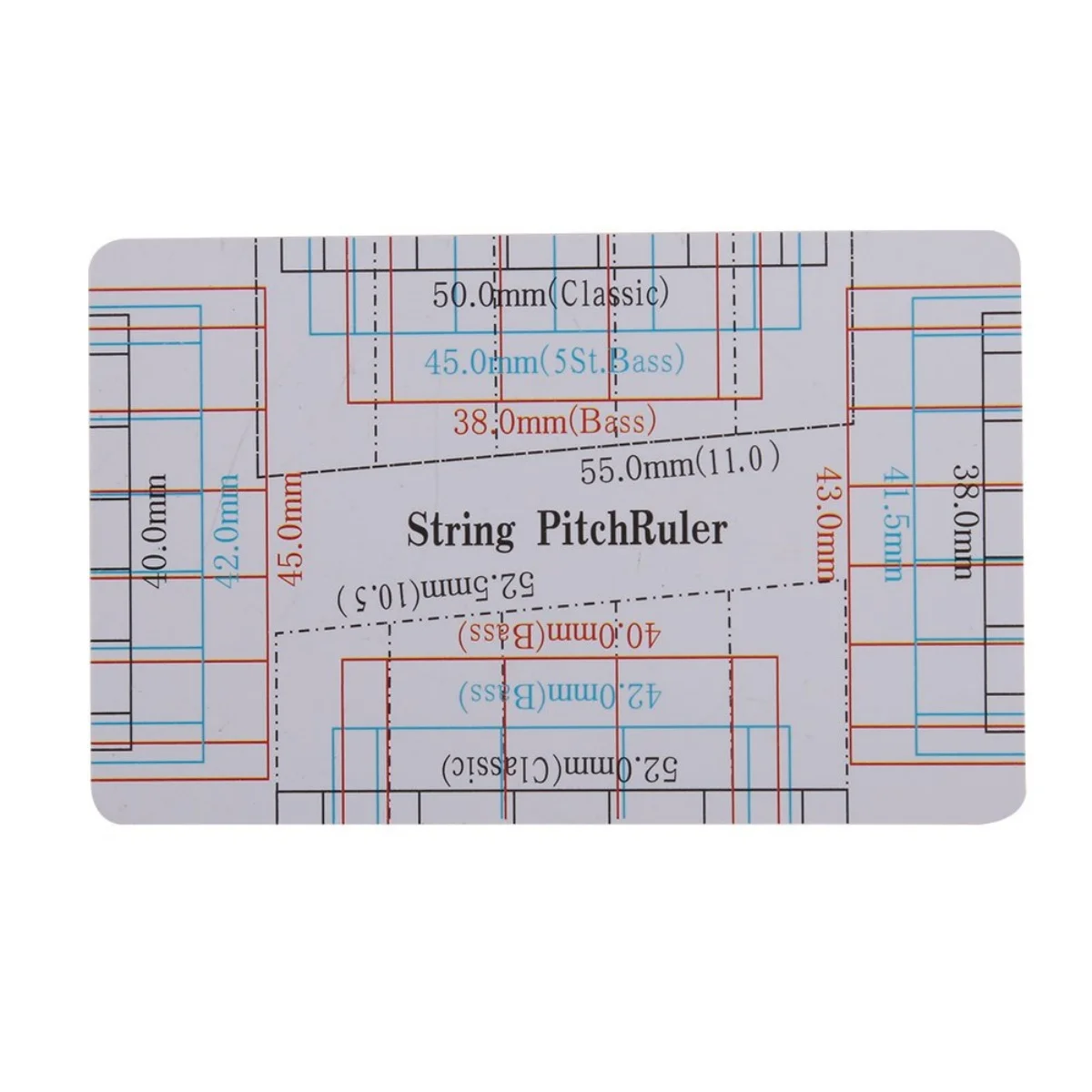 Guitar Measurement Tool String Height Specification Ruler Card Luthier Instrument Accessories