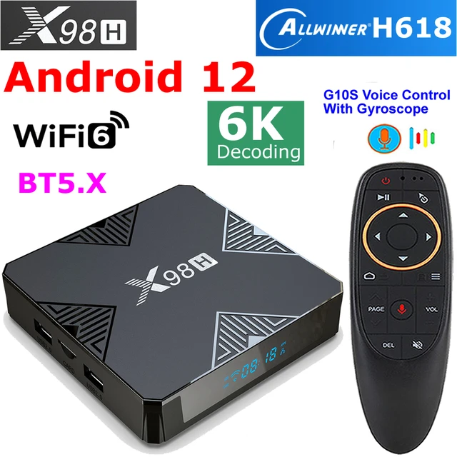  TV Box Android 12.0 4GB 32GB Allwinner H618 BT5.0