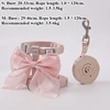 Cute Bowknot Cat Harness and Leash Adjustable Pet Harness with Traction Rope for Cat Kitten Puppy Rabbit Ferret 6