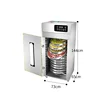 15 Layer Dehydrator 3000W Commercial rotary dryer food drying box fruit vegetable pet meat flower medicinal herbs tea air dryer 5