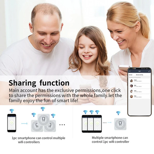 Smart Wifi Switch Smart Home Light Switches Module 2 Way Control Cozylife APP Work With Alexa Google Home Alice Smartthings 5