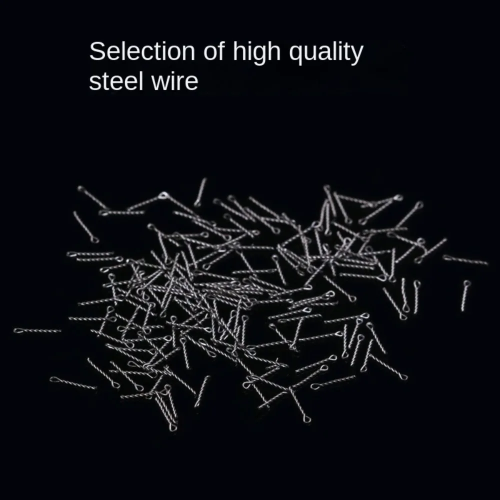 50pcs pointed Carp Fishing Chod Boilie Screw screws stainless steel Carp Fishing lure Holder Retainer Connector